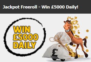 jackpot freerolls open